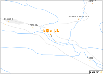 map of Bristol