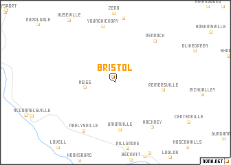 map of Bristol