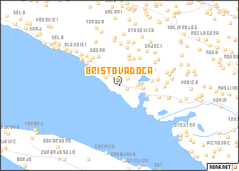 map of Bristova Doca