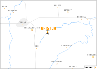 map of Bristow