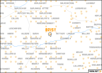 map of Brisy