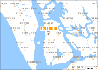 map of Bri-thwin