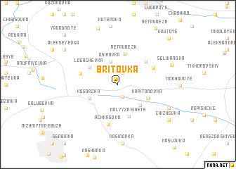 map of Britovka