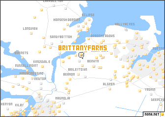 map of Brittany Farms