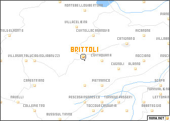 map of Brittoli