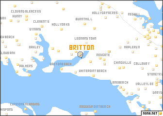 map of Britton