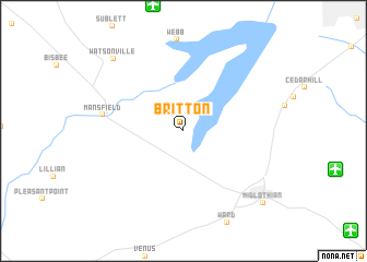 map of Britton