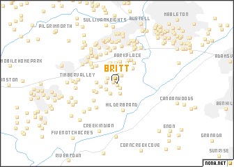 map of Britt