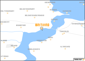 map of Britvino