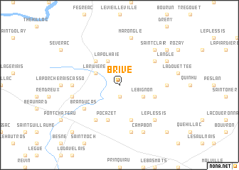 map of Brivé