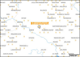 map of Brixŭv Dvŭr