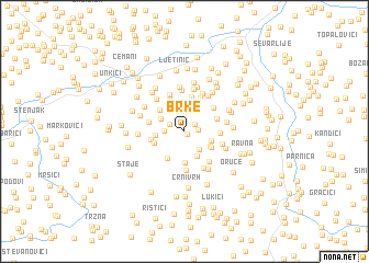 map of Brke