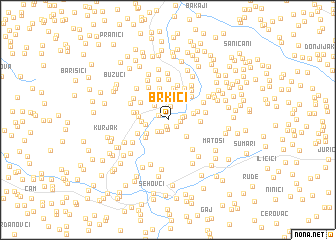 map of Brkići