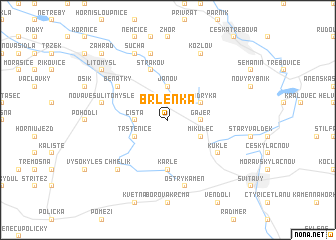 map of Brlenka