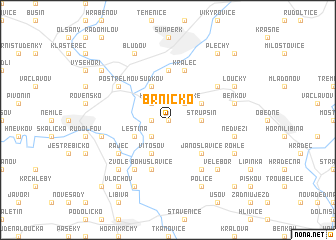 map of Brníčko
