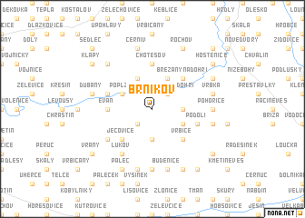 map of Brníkov