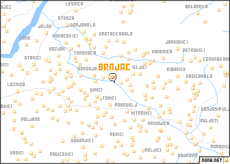 map of Brnjac