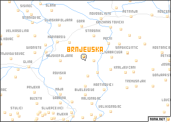 map of Brnjeuška