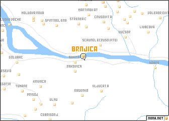 map of Brnjica