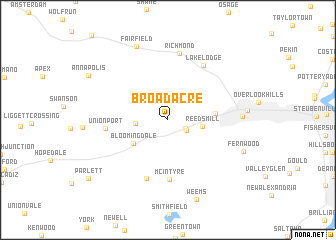 map of Broadacre