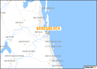 map of Broadbeach