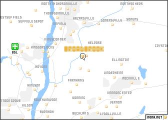 map of Broad Brook