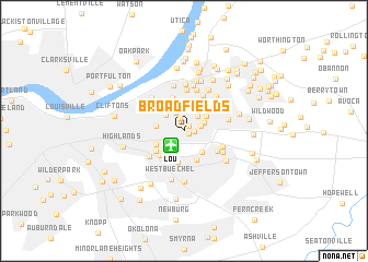 map of Broad Fields