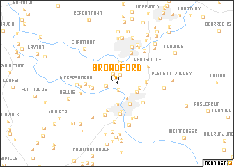 map of Broad Ford