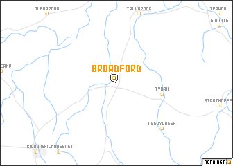 map of Broadford