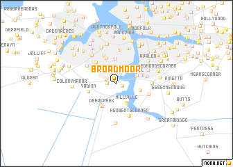 map of Broadmoor