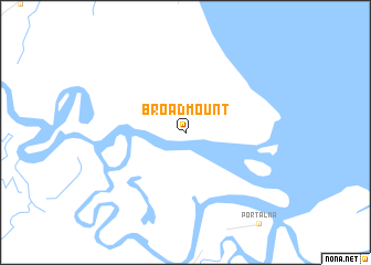 map of Broadmount