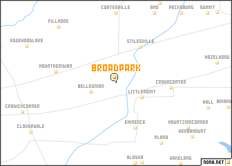 map of Broad Park