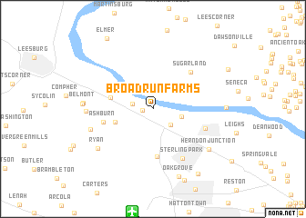map of Broad Run Farms