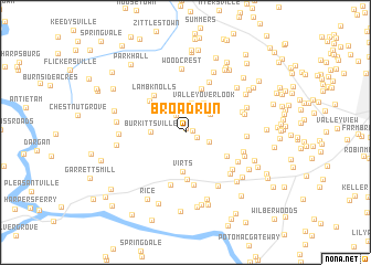 map of Broad Run