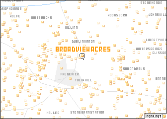 map of Broadview Acres