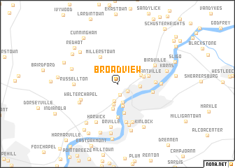 map of Broadview