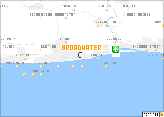 map of Broadwater