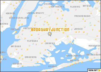 map of Broadway Junction