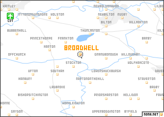 map of Broadwell