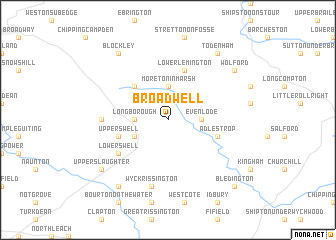 map of Broadwell