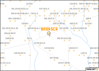 map of Broasca