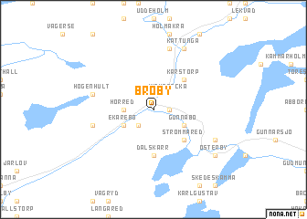 map of Broby