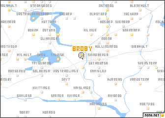 map of Broby