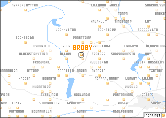 map of Broby