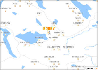 map of Broby