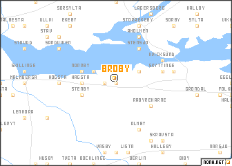 map of Broby