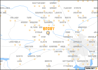 map of Broby