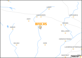 map of Brocas