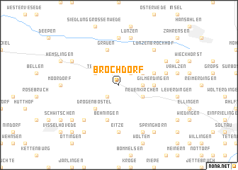 map of Brochdorf