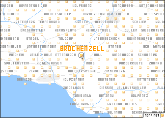 map of Brochenzell